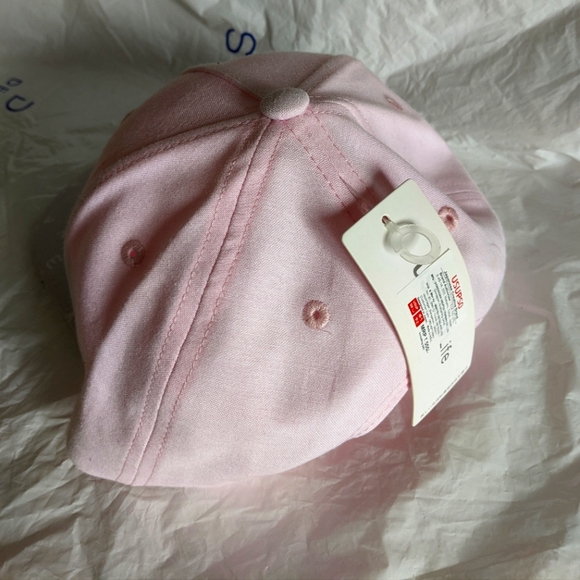 Miniso pink and grey snapback adjustable cap - Picture 3 of 7